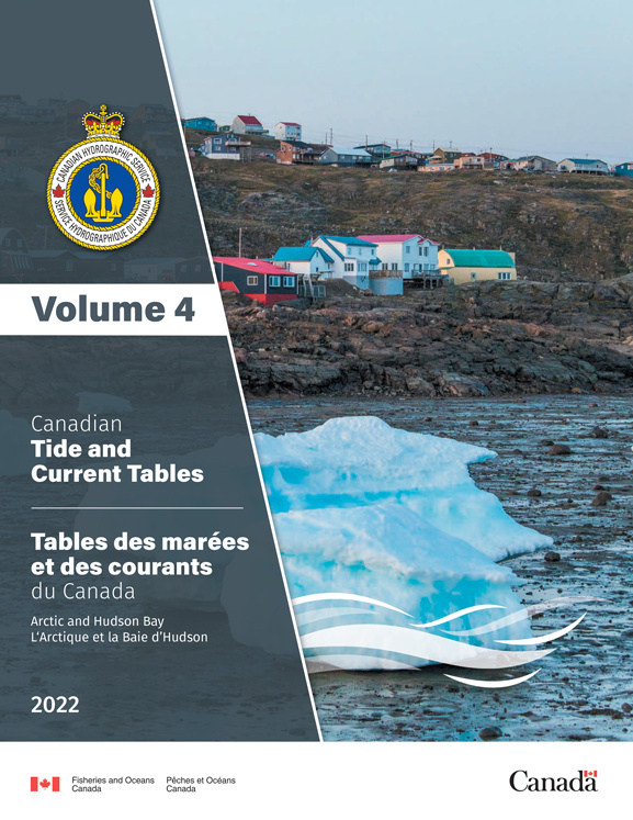 2022 Tide Tables Arctic and Hudson Bay